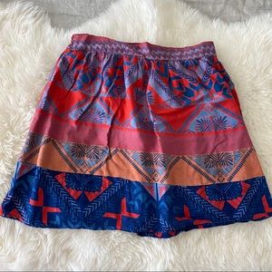 🌸Anthropologie🌸 Angie Multicolored Short Skirt